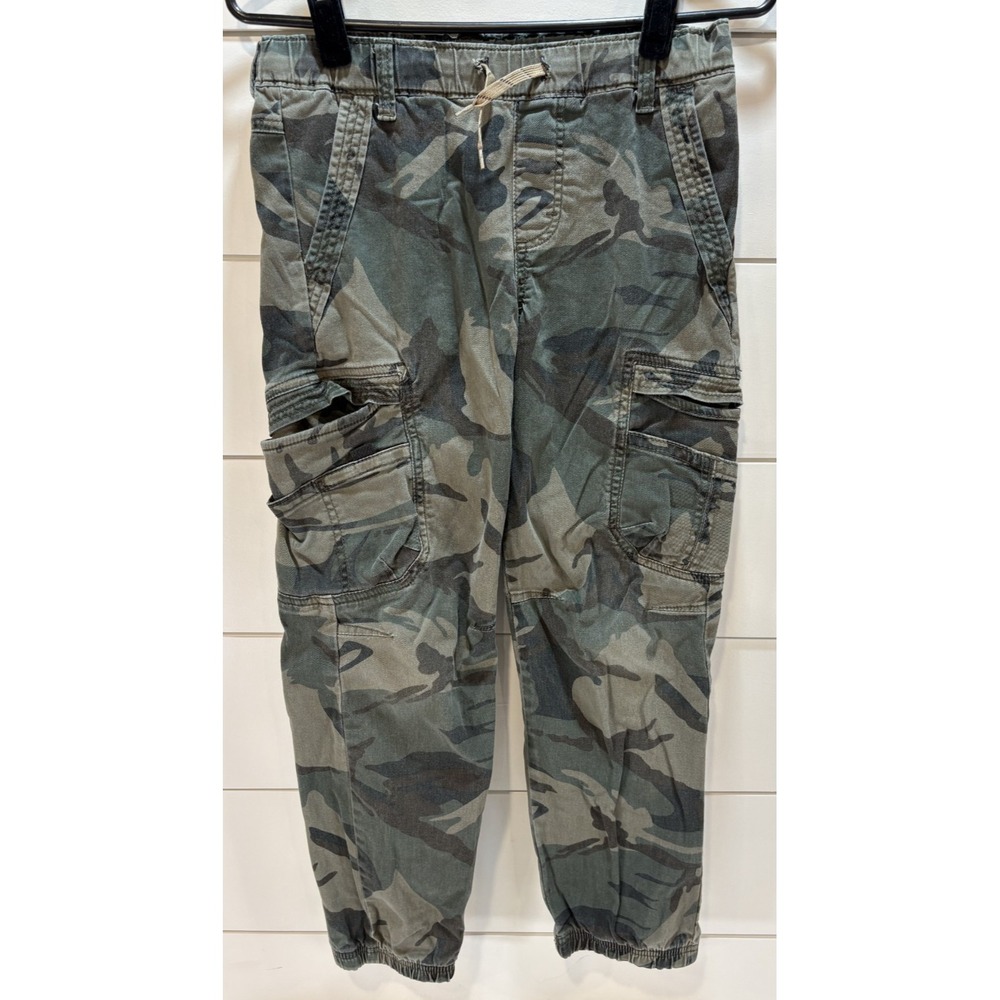 Wrangler Women's Camo Cargo Jogger Pants Size 12 Regular Stretch Army Green